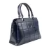 Елегантна дамска чанта в синьо от еко кожа 73094-14