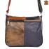Дамска кожена чанта в тъмни пастелни цветове 73103-15