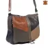Дамска кожена чанта в тъмни пастелни цветове 73103-19