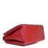 Изчистен модел дамска елегантна чанта от червена еко кожа 75063-5