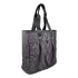 Голяма дамска чанта от черен текстил 75091-1