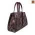 Дамска чанта Desisan от естествена кожа в цвят бордо 75101-5