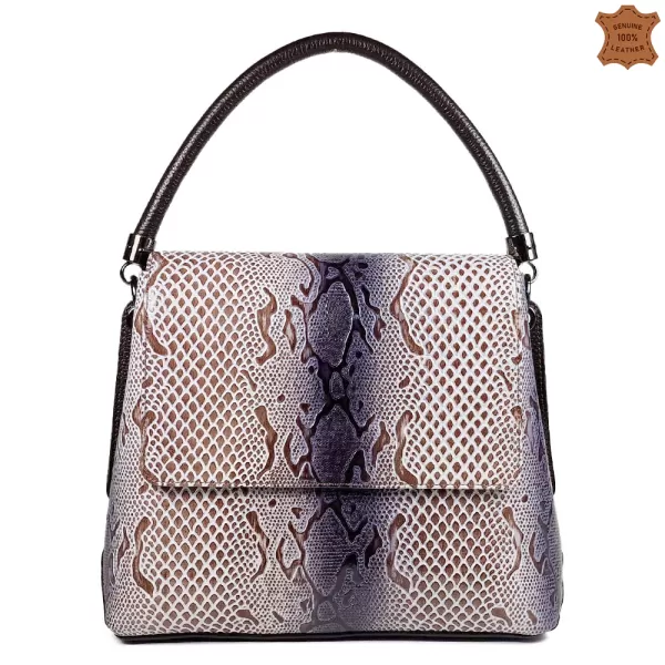 Луксозна дамска чанта Desisan от естествена кожа 75102-2