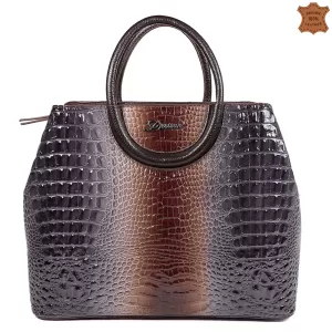 Дамска чанта Desisan от естествена кожа 75104-1 ка...