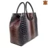 Дамска чанта Desisan от естествена кожа 75104-1 кафяв