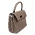 Дамска ежедневна чанта от еко кожа в цвят визон 75106-7