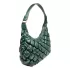 Дамска чанта за рамо от еко кожа в зелено 75107-2