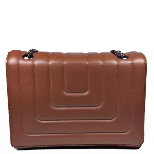 Модерна дамска чанта в кафява еко кожа 75108-3...