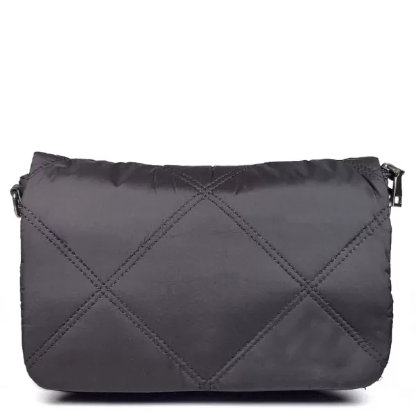 Дамска ежедневна чанта от текстил в черен цвят 75112-1
