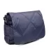 Дамска ежедневна чанта от текстил в син цвят 75112-3