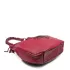 Дамска ефектна чанта тип торба в червен цвят 75113-3