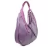 Дамска ефектна чанта тип торба в лилав цвят 75113-4
