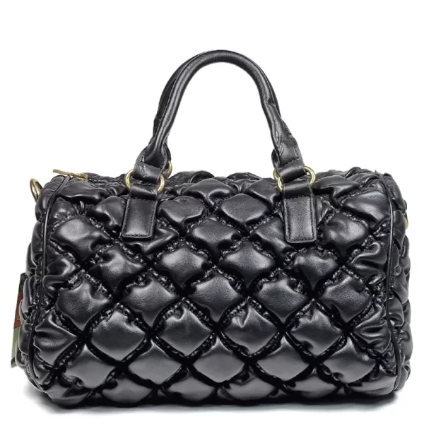 Модерна дамска ежедневна чанта в черен цвят 75114-1