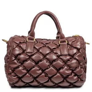 Модерна дамска ежедневна чанта в кафяв цвят 75114-...