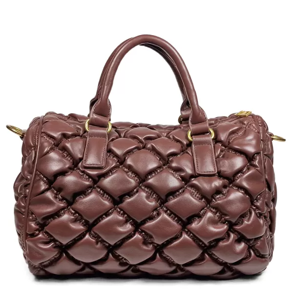 Модерна дамска ежедневна чанта в кафяв цвят 75114-2