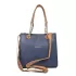 Дамска кокетна чанта от еко кожа в син цвят 75116-1
