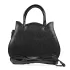 Кокетна дамска чанта в черен цвят с дълги дръжки 75121-6