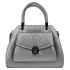 Ежедневна дамска кожена чанта в сив цвят 72122-1...