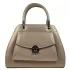 Ежедневна дамска кожена чанта в бронзов цвят 72122...