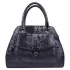 Ежедневна дамска кожена чанта в тъмносин цвят 7212...