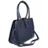 Дамска елегантна чанта от еко кожа в син цвят 85008-1