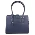 Дамска елегантна чанта от еко кожа в син цвят 85008-1