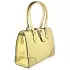 Дамска елегантна чанта от еко кожа в жълт цвят 85008-2