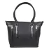 Модерна дамска елегантна чанта от еко кожа в черно...