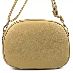 Ежедневна дамска чанта в жълт цвят 85025-2