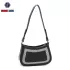 Малка елегантна дамска чанта SP1132-2 Silver Polo в черен мат