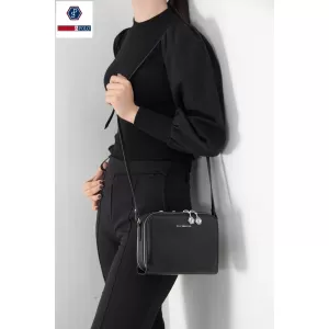 Silver Polo Black SP888-1 дамска чанта през рамо в...