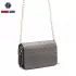 Silver Polo Platin SP922-3 графитна дамска чанта през рамо