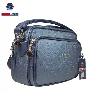 Синя дамска чанта през рамо SP948-2 Silver Polo...
