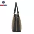 Ръчна дамска чанта SP972-2 NUT-MATTE BLACK Silver Polo