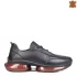Дамски спортни обувки от естествена кожа в черен цвят 21485-2