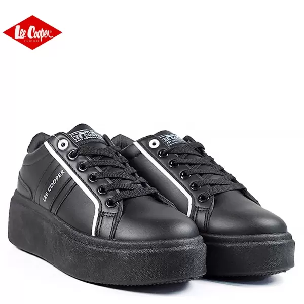 Lee Cooper LC 602-12 Black дамски кецове в черно