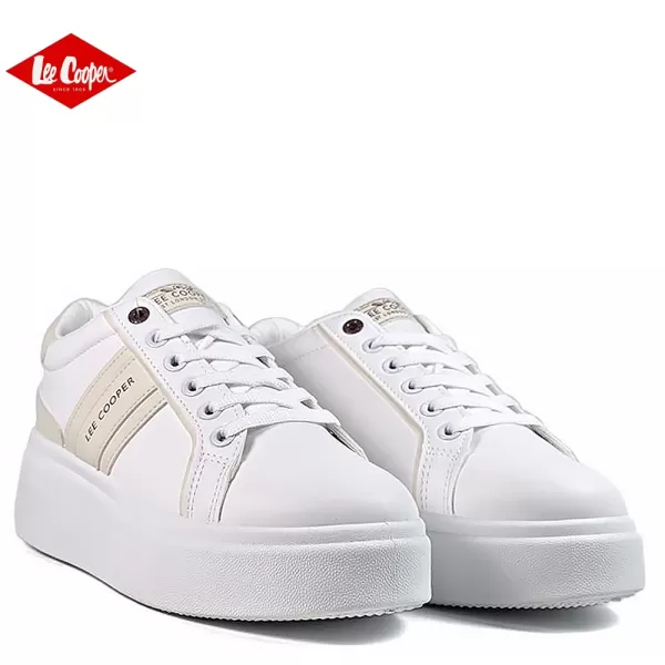 Lee Cooper LC 602-12 White дамски кецове в бяло