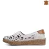 Бели ниски дамски пролетно летни обувки 21223-1
