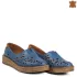 Сини ниски дамски пролетно летни обувки 21223-2...