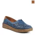 Сини ниски дамски пролетно летни обувки 21223-2