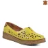 Жълти ниски дамски пролетно летни обувки 21223-7