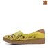 Жълти ниски дамски пролетно летни обувки 21223-7