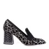 Елегантни черни дамски обувки от ефектен фин набук 21489-1