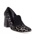 Елегантни черни дамски обувки от ефектен фин набук 21489-1