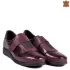 Ниски дамски ежедневни обувки в цвят бордо 21497-2...