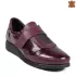 Ниски дамски ежедневни обувки в цвят бордо 21497-2