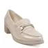 Дамски обувки от еко лак и велур в бежово 21507-2