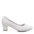 Дамски обувки от ефектна бяла еко кожа 21512-2