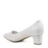 Дамски обувки от ефектна бяла еко кожа 21512-2