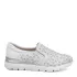 Бели ежедневни дамски обувки от ефектна еко кожа 21518-2